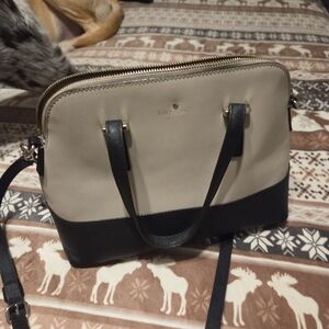 Kate Spade Black and Cream Women's Bag